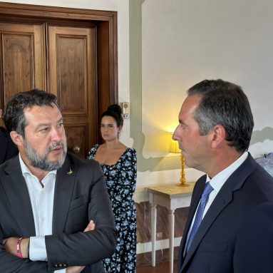 Ministro Salvini in visita a San Marino